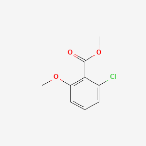 methyl 6-chloro-2-methoxybenzoate structure, CAS 936479-46-8