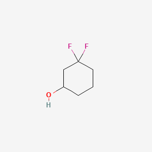 3,3-difluorocyclohexan-1-ol structure, CAS 94099-53-3