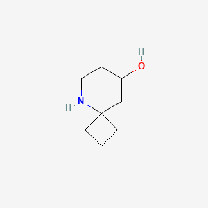 5-azaspiro[3.5]nonan-8-ol structure, CAS 2A-1168525