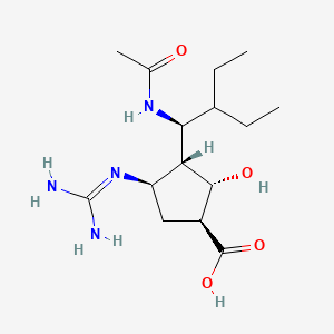 Peramivir structure, CAS 229614-55-5