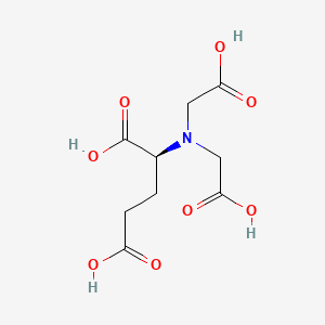 N,N-bis(carboxymethyl)-L-glutamic acid structure, CAS 58976-65-1
