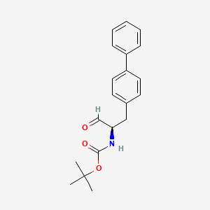 ((R)-2-biphenyl-4-yl-1-forMylethyl)carbaMic acid t-butyl ester structure, CAS 149709-58-0