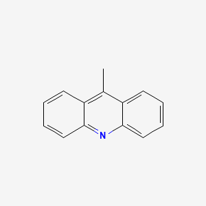 9-METHYLACRIDINE structure, CAS 611-64-3