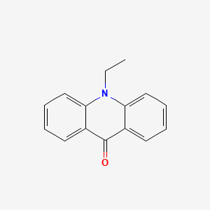 9-Acridanone, 10-ethyl- structure, CAS 2207-41-2