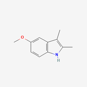 5-methoxy-2,3-dimethyl-1H-indole structure, CAS 828-94-4