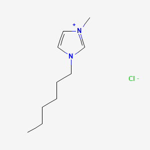1-Hexyl-3-methylimidazolium chloride structure, CAS 171058-17-6