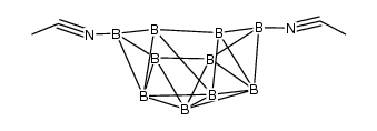 称:Dodecahydro-arachno-bis(acatonitrile)decaborane structure, CAS 28377-97-1