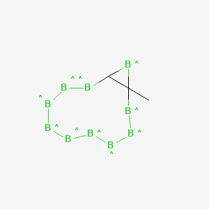 1-Methyl-o-carborane structure, CAS 16872-10-9