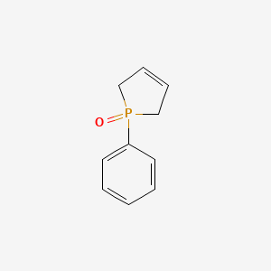 1H-Phosphole,2,5-dihydro-1-phenyl-, 1-oxide structure, CAS 5186-73-2