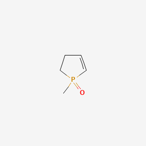 2,3-dihydro-1-methyl-1H-phosphole 1-oxide structure, CAS 872-45-7