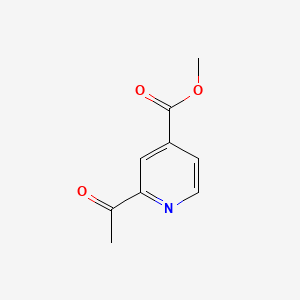 Methyl 2-acetylisonicotinate structure, CAS 138715-82-9