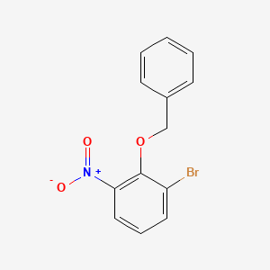 2-(Benzyloxy)-1-broMo-3-nitrobenzene structure, CAS 688363-79-3