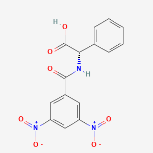 (S)-(+)-N-(3,5-DINITROBENZOYL)-ALPHA-PHENYLGLYCINE structure, CAS 90761-62-9