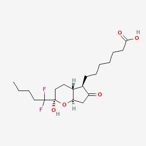 Lubiprostone structure, CAS 136790-76-6