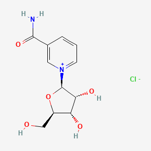 Nicotinamide Riboside Chloride structure, CAS 23111-00-4