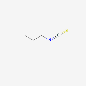 ISOBUTYL ISOTHIOCYANATE structure, CAS 591-82-2