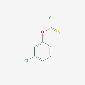 3-CHLOROPHENYL CHLOROTHIOFORMATE structure, CAS 2812-85-3