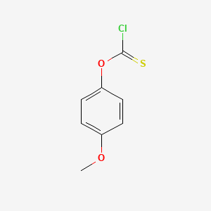 4-METHOXYPHENYL CHLOROTHIOFORMATE structure, CAS 940-58-9