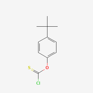 4-tert-butylphenyl chlorothionoformate structure, CAS 22857-48-3