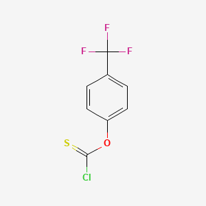 4-(TRIFLUOROMETHYL)PHENYL CHLOROTHIOFORMATE structure, CAS 66300-15-0