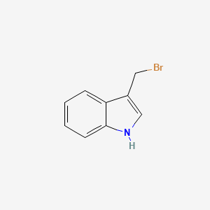 3-Bromomethylindole structure, CAS 50624-64-1