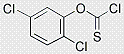 2,5-DICHLOROPHENYL CHLOROTHIOFORMATE structure, CAS 31862-85-8