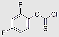 2,4-DIFLUOROPHENYL CHLOROTHIOFORMATE structure, CAS 153585-18-3
