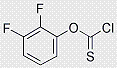 2,3-DIFLUOROPHENYL CHLOROTHIOFORMATE structure, CAS 158178-41-7