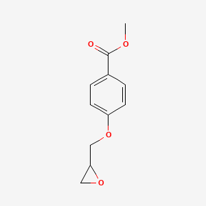 4-(2-Oxiranylmethoxy)benzoic Acid Methyl Ester structure, CAS 5535-03-5
