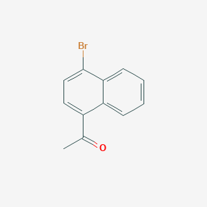 1-(1-BROMONAPHTHALEN-4-YL)ETHANONE structure, CAS 46258-62-2