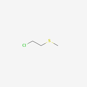 2-CHLOROETHYL METHYL SULFIDE structure, CAS 22599-69-5