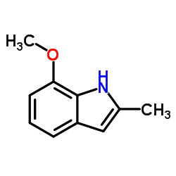 7-methoxy-2-methyl-1H-indole structure, CAS 53512-46-2