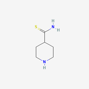 Piperidine-4-carbothioamide structure, CAS 112401-09-9