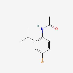 N-(4-broMo-2-isopropylphenyl)acetaMide structure, CAS 51688-72-3