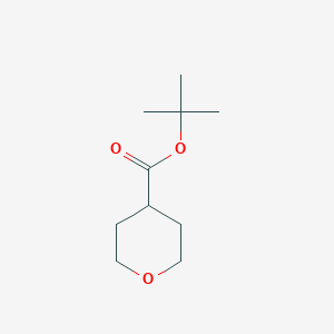 tetrahydro-pyran-4-carboxylic acid tert-butyl ester structure, CAS 1058129-65-9