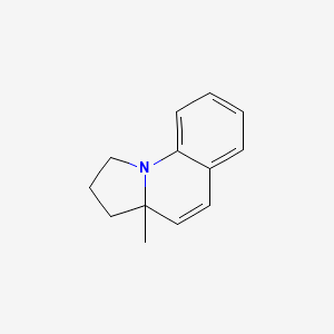 1,2,3,3a-tetrahydro-3a-Methyl-Pyrrolo[1,2-a]quinoline structure, CAS 201541-30-2