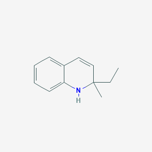 2-Ethyl-2-methyl-1,2-dihydro-quinoline structure, CAS 201654-47-9