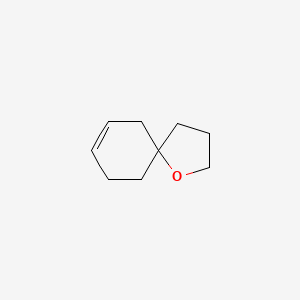 (+/-)-1-oxaspiro[4,5]dec-7-ene structure, CAS 87151-63-1