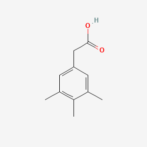 2-(3,4,5-triMethylphenyl)acetic acid structure, CAS 51719-67-6