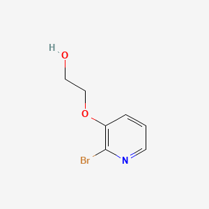 2-(2-bromopyridin-3-yloxy)ethanol structure, CAS 313657-71-5