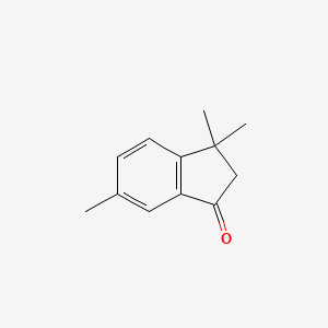 3,3,6-Trimethyl-1-indanone structure, CAS 54484-71-8