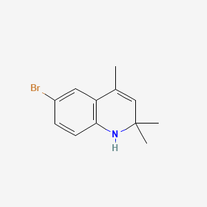 6-bromo-1,2-dihydro-2,2,4-trimethylquinoline structure, CAS 91720-32-0