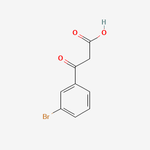 3-(3-Bromo-phenyl)-3-oxo-propionic acid structure, CAS 1000556-86-4