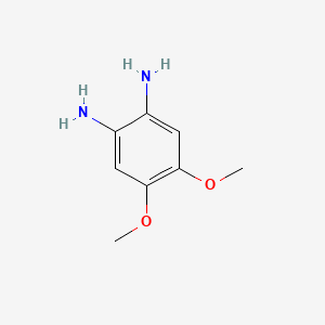 1,2-DIAMINO-4,5-DIMETHOXYBENZENE structure, CAS 27841-33-4