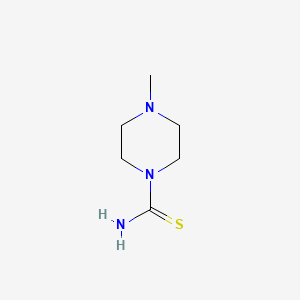 4-METHYLPIPERAZINE-1-CARBOTHIOAMIDE structure, CAS 33860-28-5