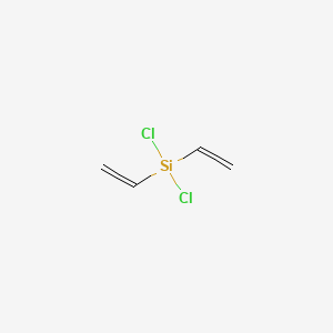 Dichlorodivinylsilane structure, CAS 1745-72-8