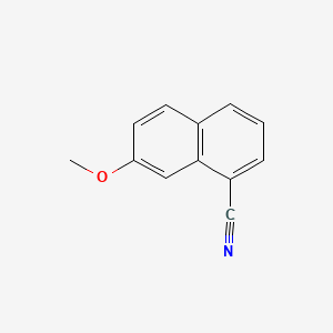 7-METHOXY-1-NAPHTHONITRILE structure, CAS 158365-54-9