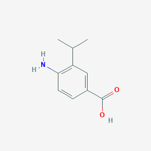 4-aMino-3-isopropylbenzoic acid structure, CAS 51688-76-7