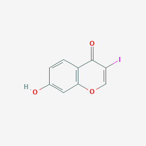 7-hydroxy-3-iodo-4H-chromen-4-one structure, CAS 1013634-99-5