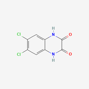 6,7-DICHLORO-1,4-DIHYDRO-2,3-QUINOXALINEDIONE structure, CAS 25983-13-5